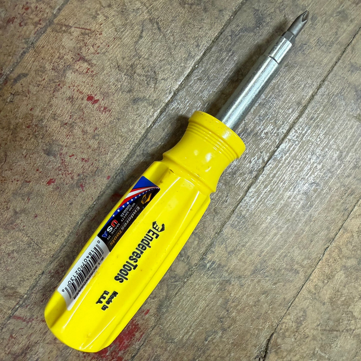 Enderes 6-in-1 Screwdriver - US Made - Hi-Vis Yellow (E2130HY)