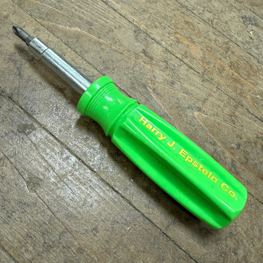 Enderes 6-in-1 Screwdriver - US Made - Hi-Vis Green (E2130HG)