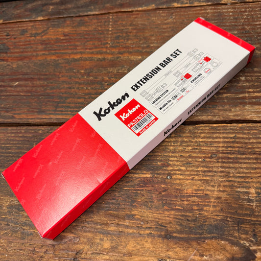 Koken 3/8" Dr. Locking Wobble-Fix Extension Bars - 3pc Set (PK3763L/3)