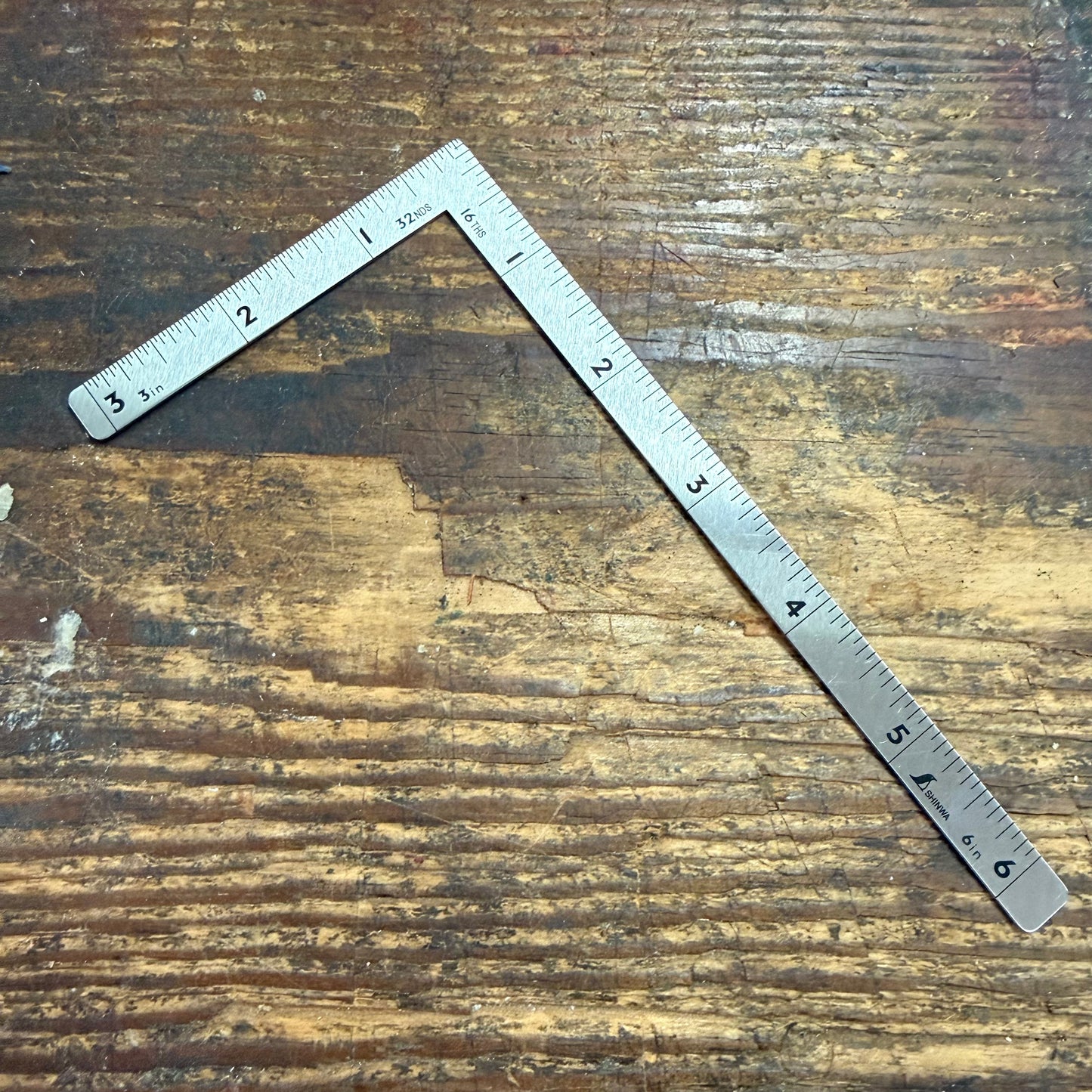 Shinwa 6" x 3" Square - Polish Finish (21258)