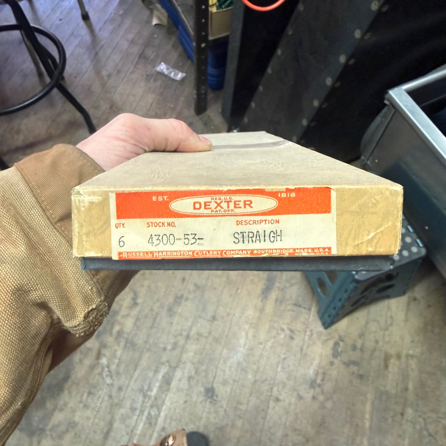 Dexter Southbridge Mass. 4300-53 Straight Blade