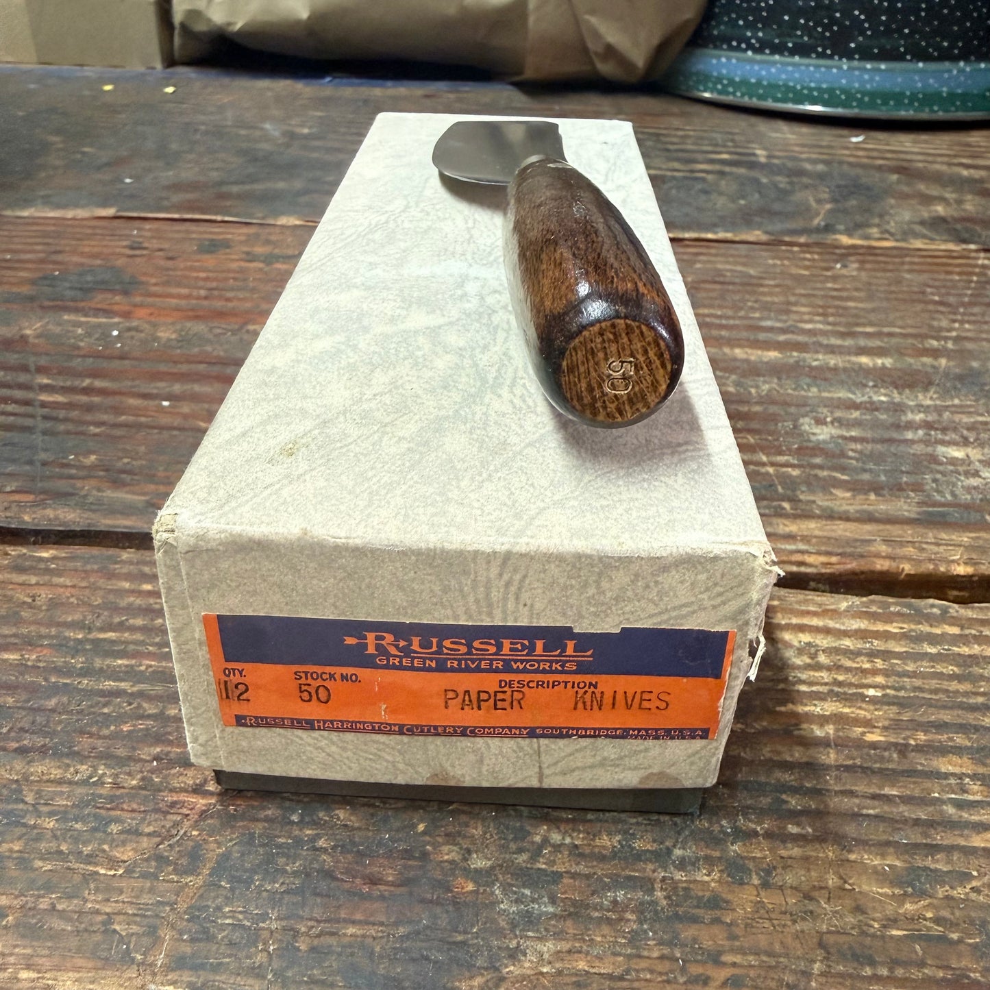 #50 Dexter Russell Harrington Paper Knife Square Point (50-DEX)