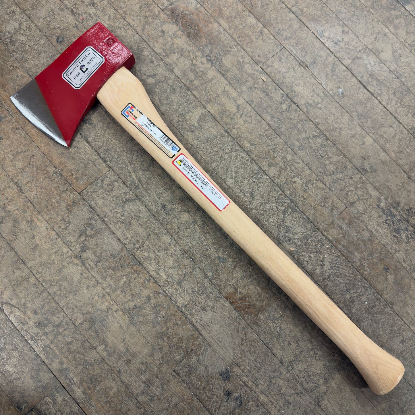 Council Tool 3.5lb Dayton Pattern Miners Axe FLAG - 26" Straight Handle (35MD26)