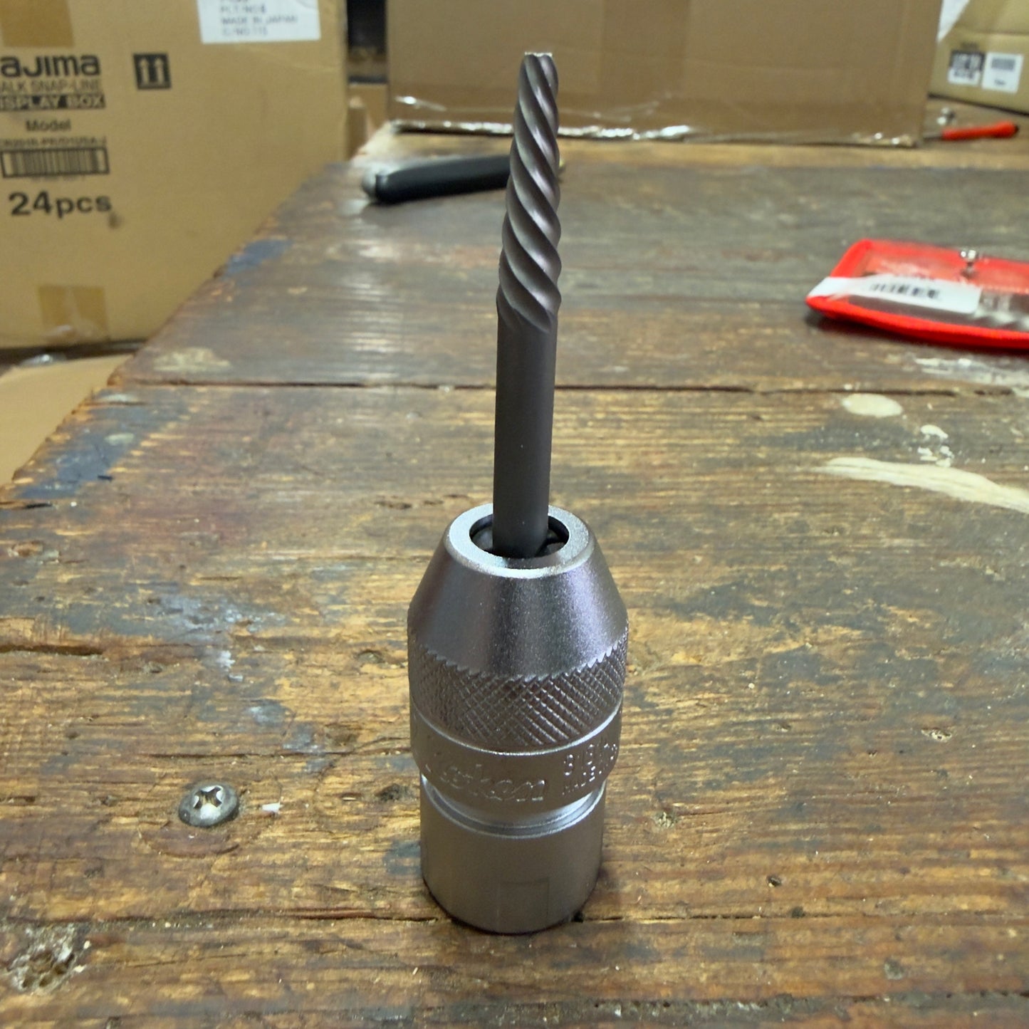 Koken 3/8" Dr. Adjustable Tap Holder - Min 4.5mm Max 8mm - 47mm Length (3131A-2)