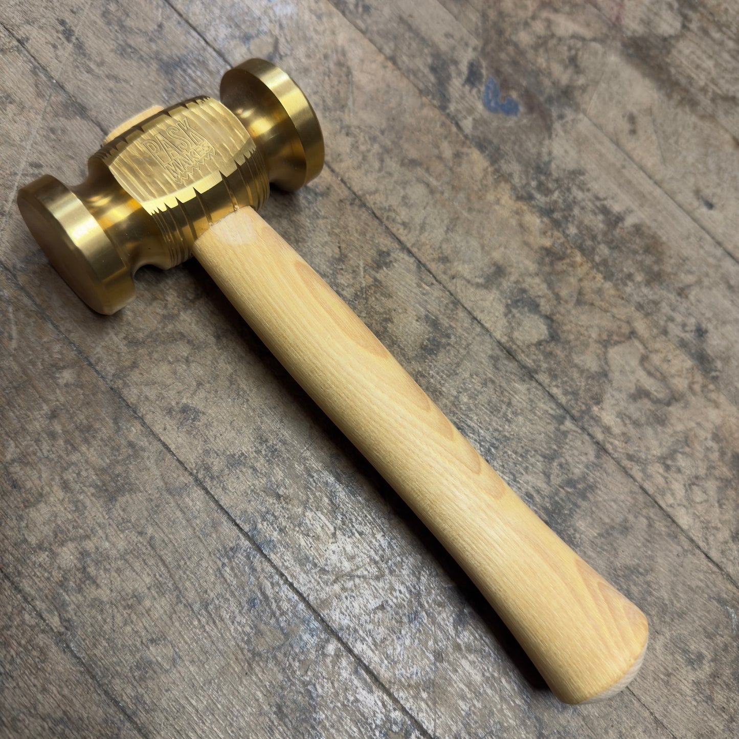 USA Made 2LB Double Face Brass Hammer (32BRASS)