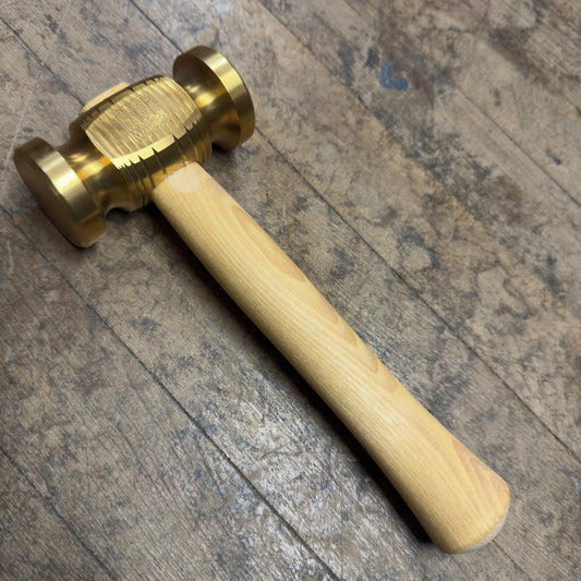 USA Made 2LB Double Face Brass Hammer (1.75BRASS)