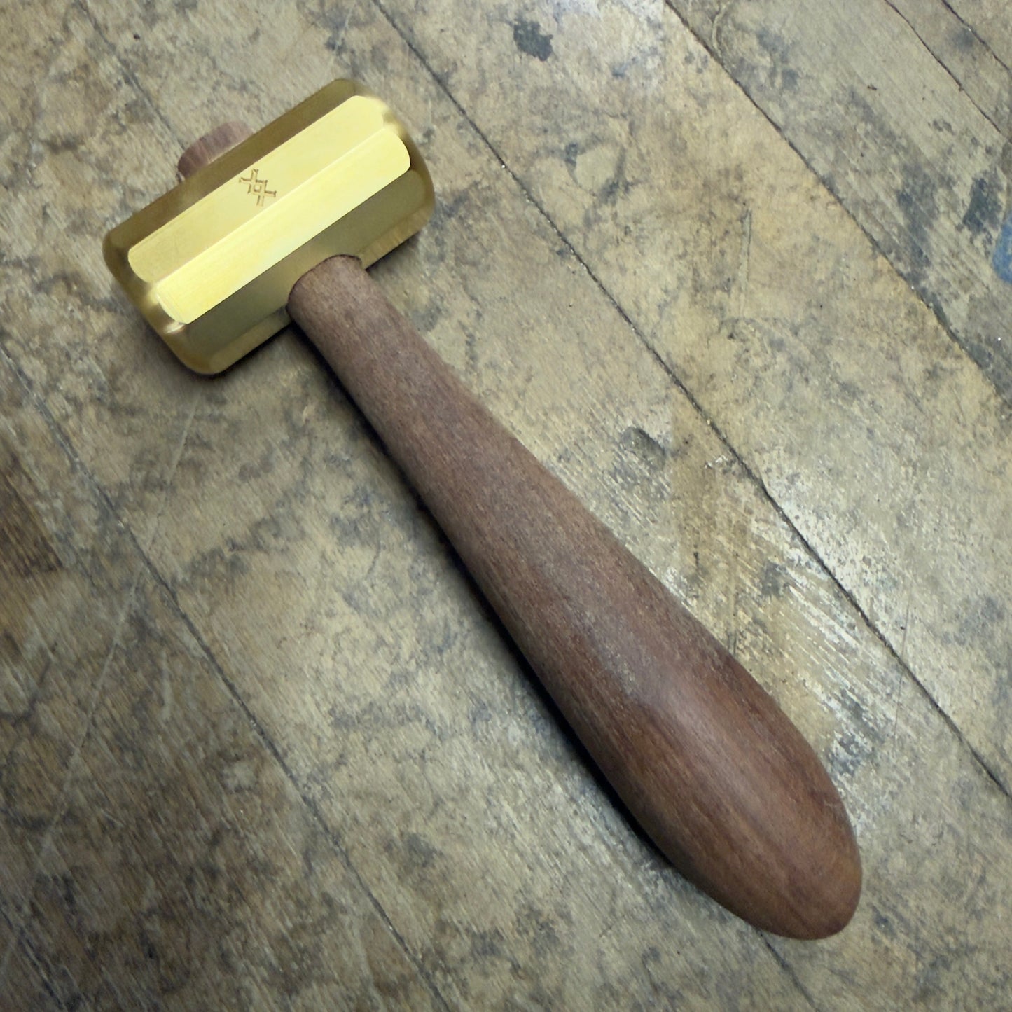 USA Made 1LB Fancy Schmancy Brass Hammer (1LBHAM)