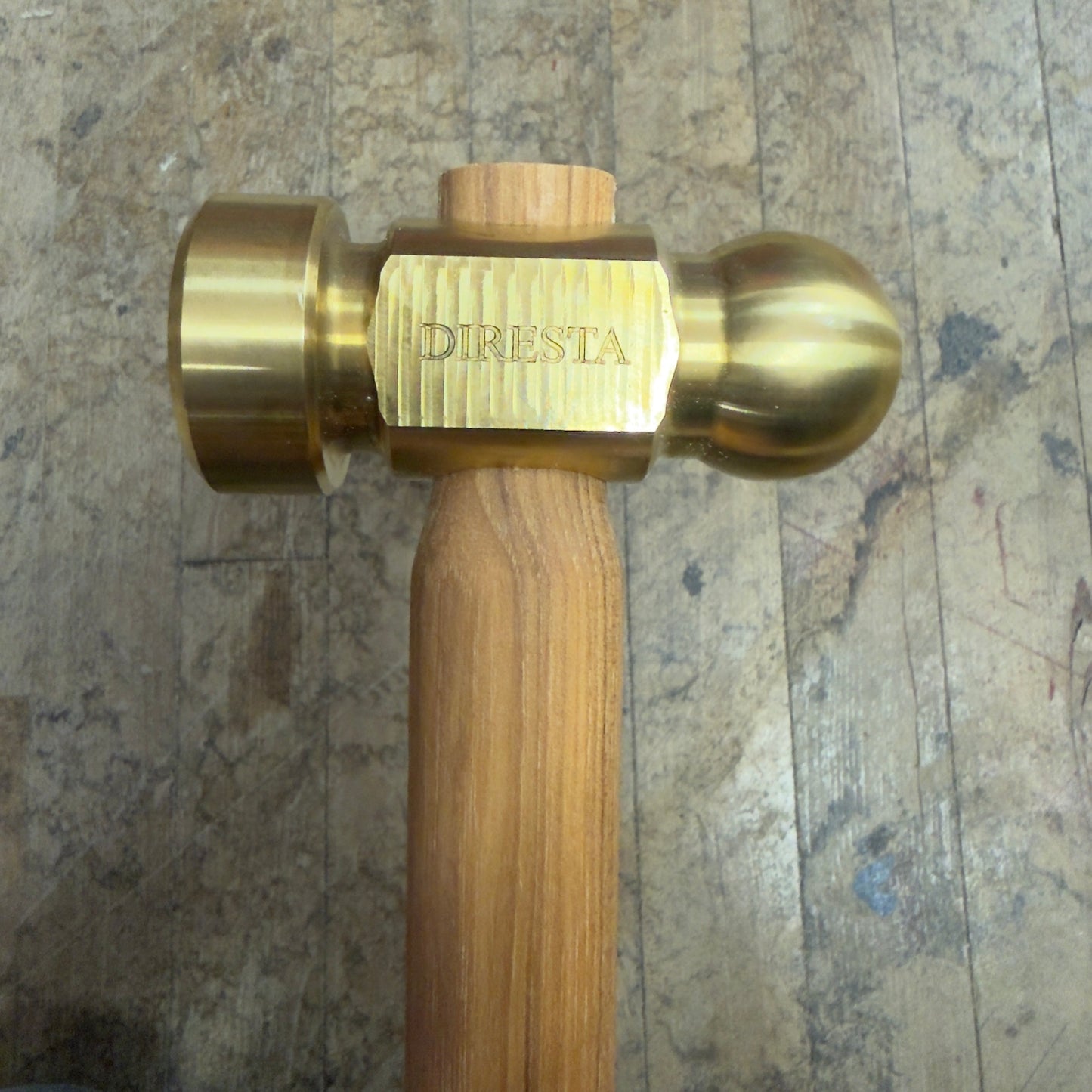 USA Made 1.75LB Brass Ball Pein Hammer (1.75BRASS)