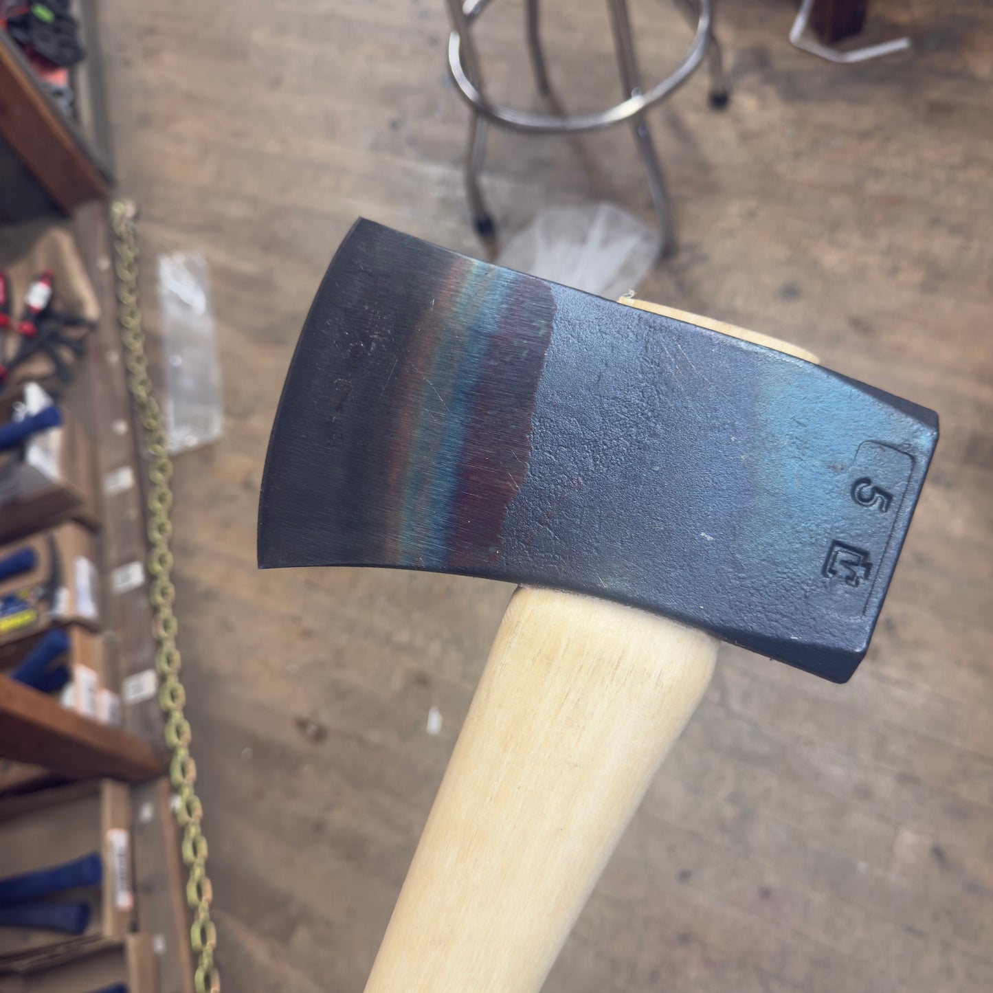 Council Tool 5lb SB Splitting Axe - 36" Straight Wooden Handle (SU50D36S)