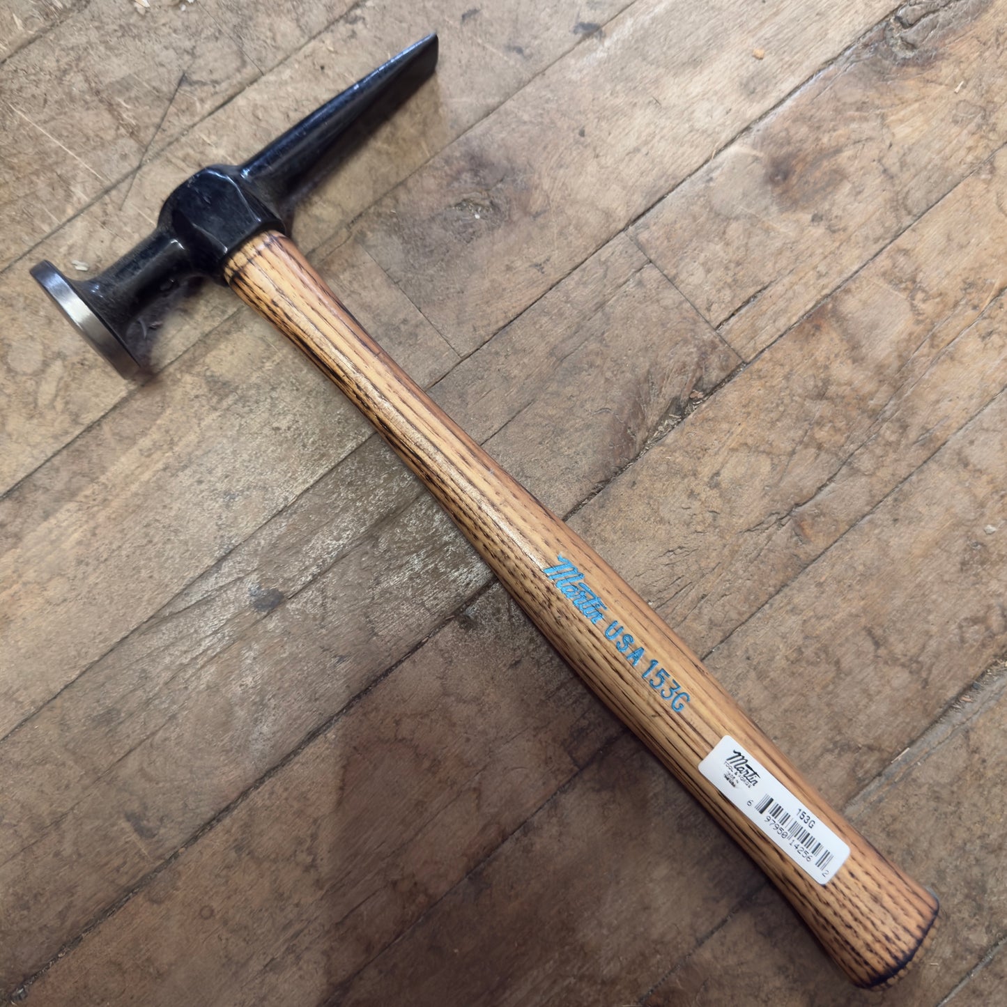 Martin Cross Chisel Hammer w/ Wooden Handle (153G)
