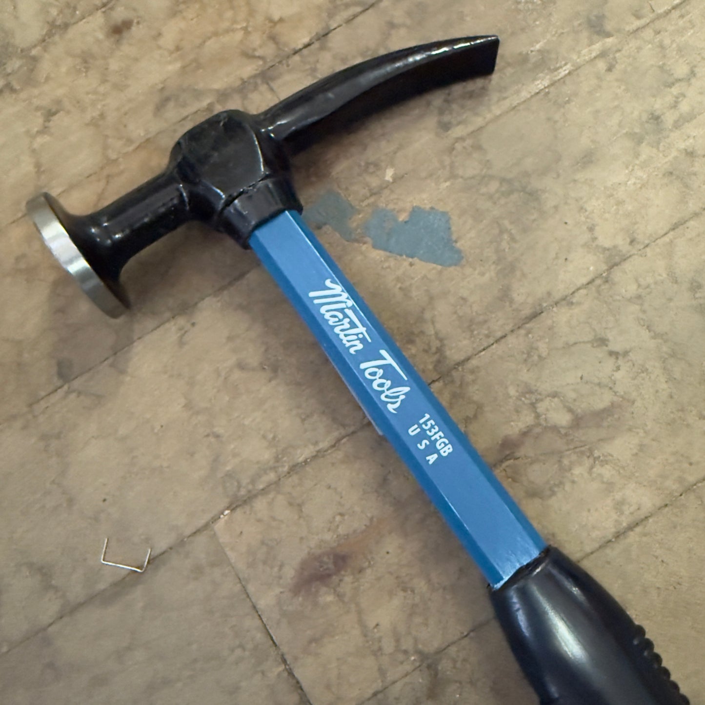 Martin Curved Cross Chisel Hammer w/ Fiberglass Handle (153FGB)