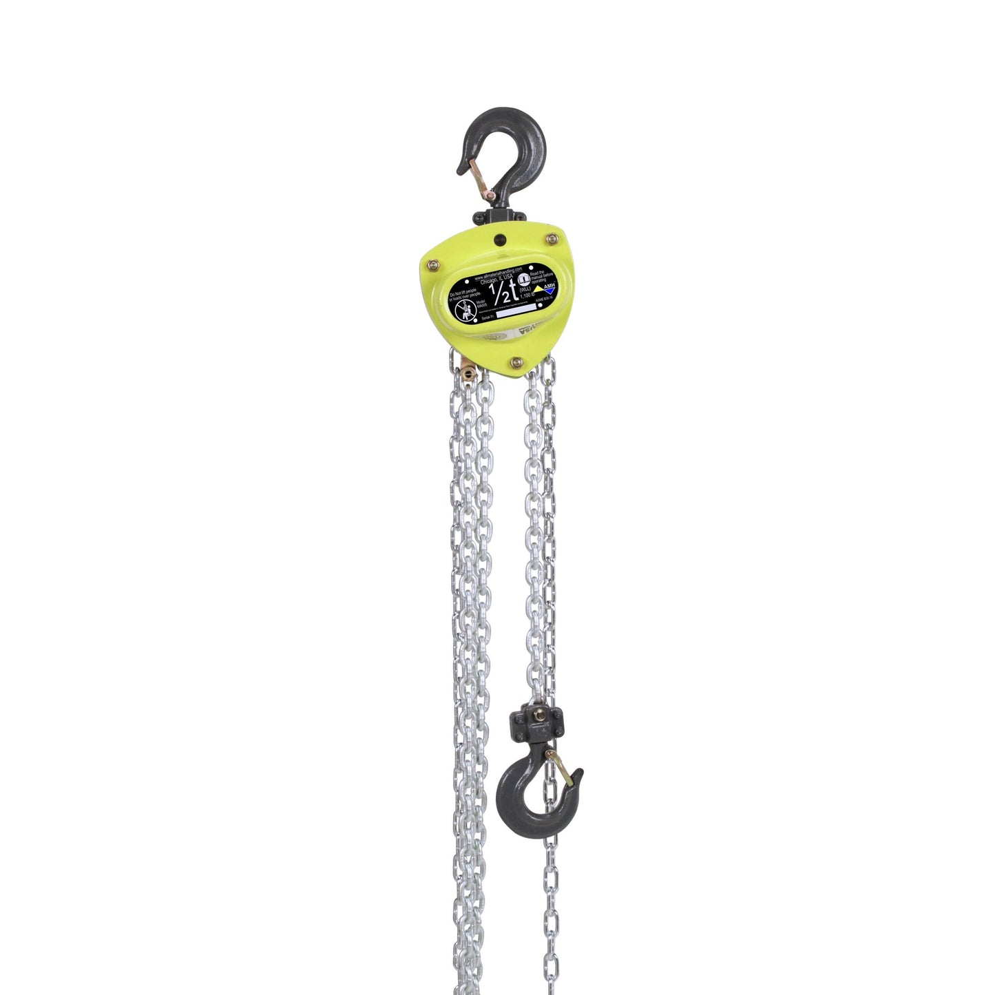 AMH 1/2 Ton Chain Hoist 10 ft lift (MA005-10-08U)