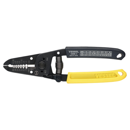 Vessel Wire Stripper w/ Thread Cutter .25mm-1.0mm (For Solid / Stranded Wire) (WS3500E4)