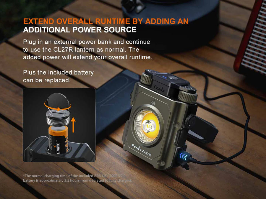 Fenix 1600 Lumen Rechargeable Lantern (CL27R)