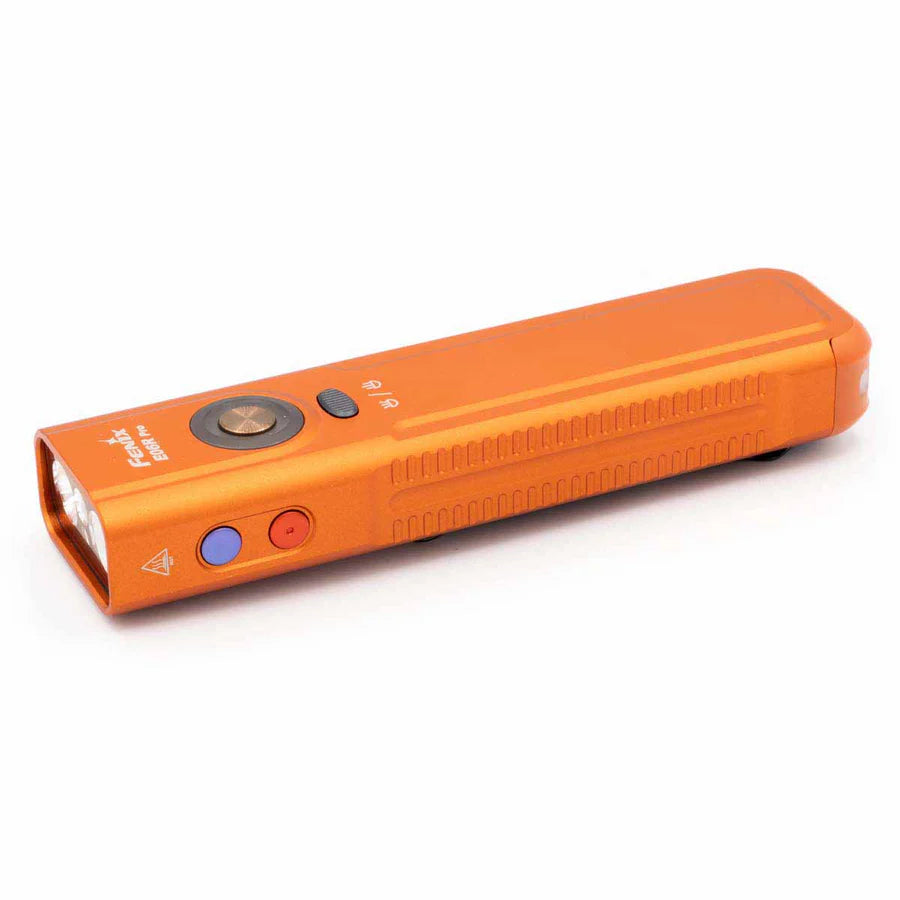 Fenix E06R PRO Flat Flashlight - Orange - 1600 Lumens (E06RPROR)