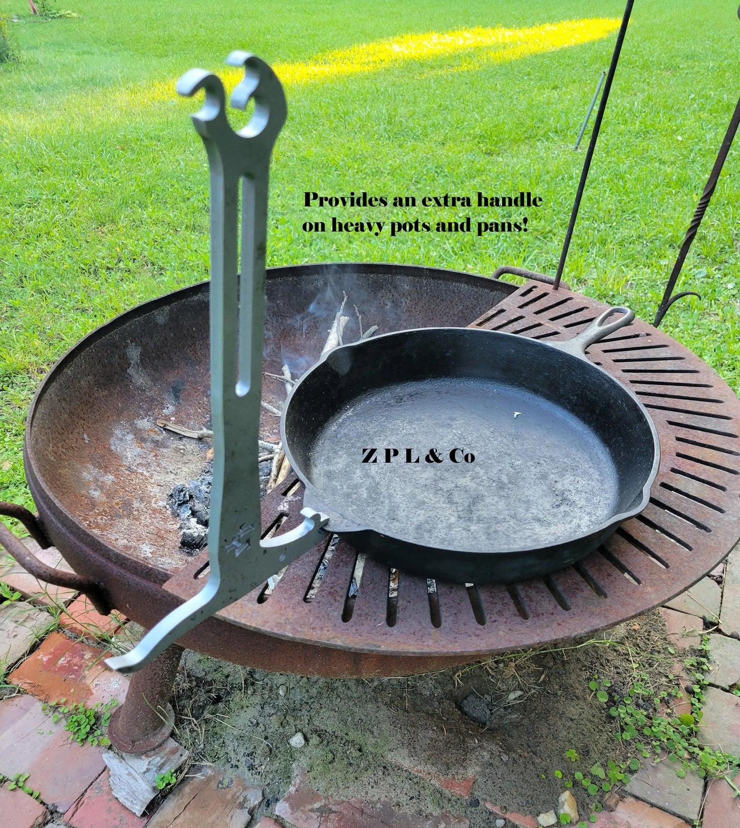 Carbon Steel Crowsbeak Multi-Tool - Campfire Cooking Tool (CAW)