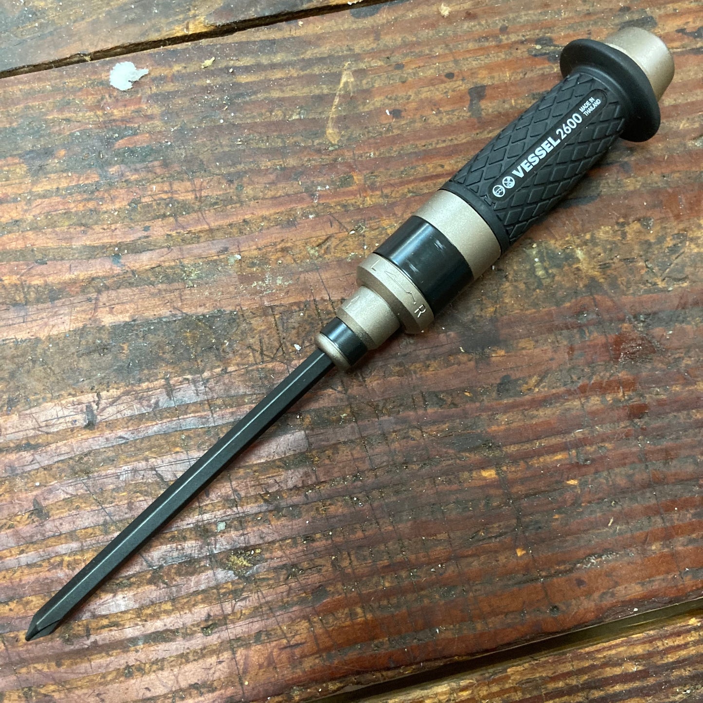Vessel Manual Impact Driver 1/4" Hex Set (260002)