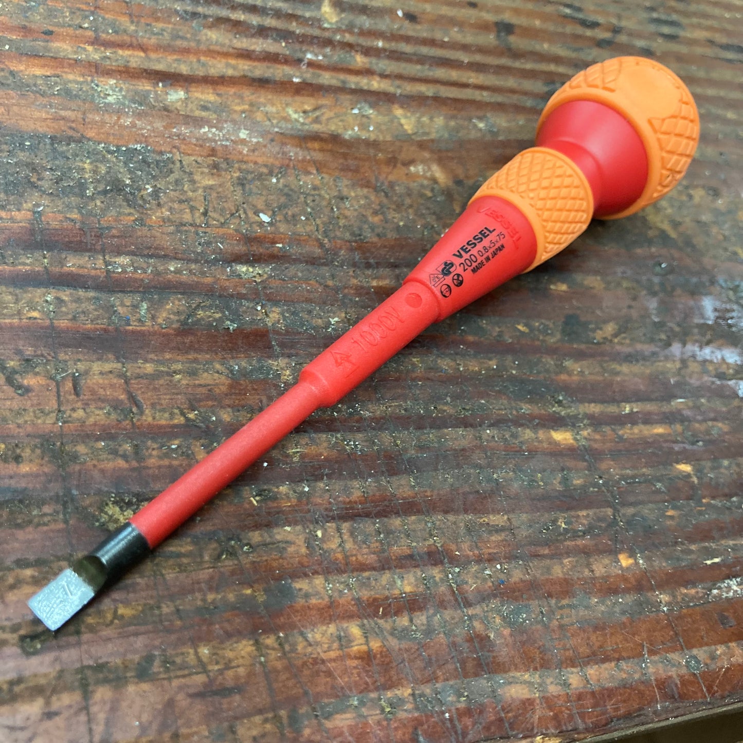 Vessel Ball Grip Insulated Screwdriver 5PC. Set (2005PBU)