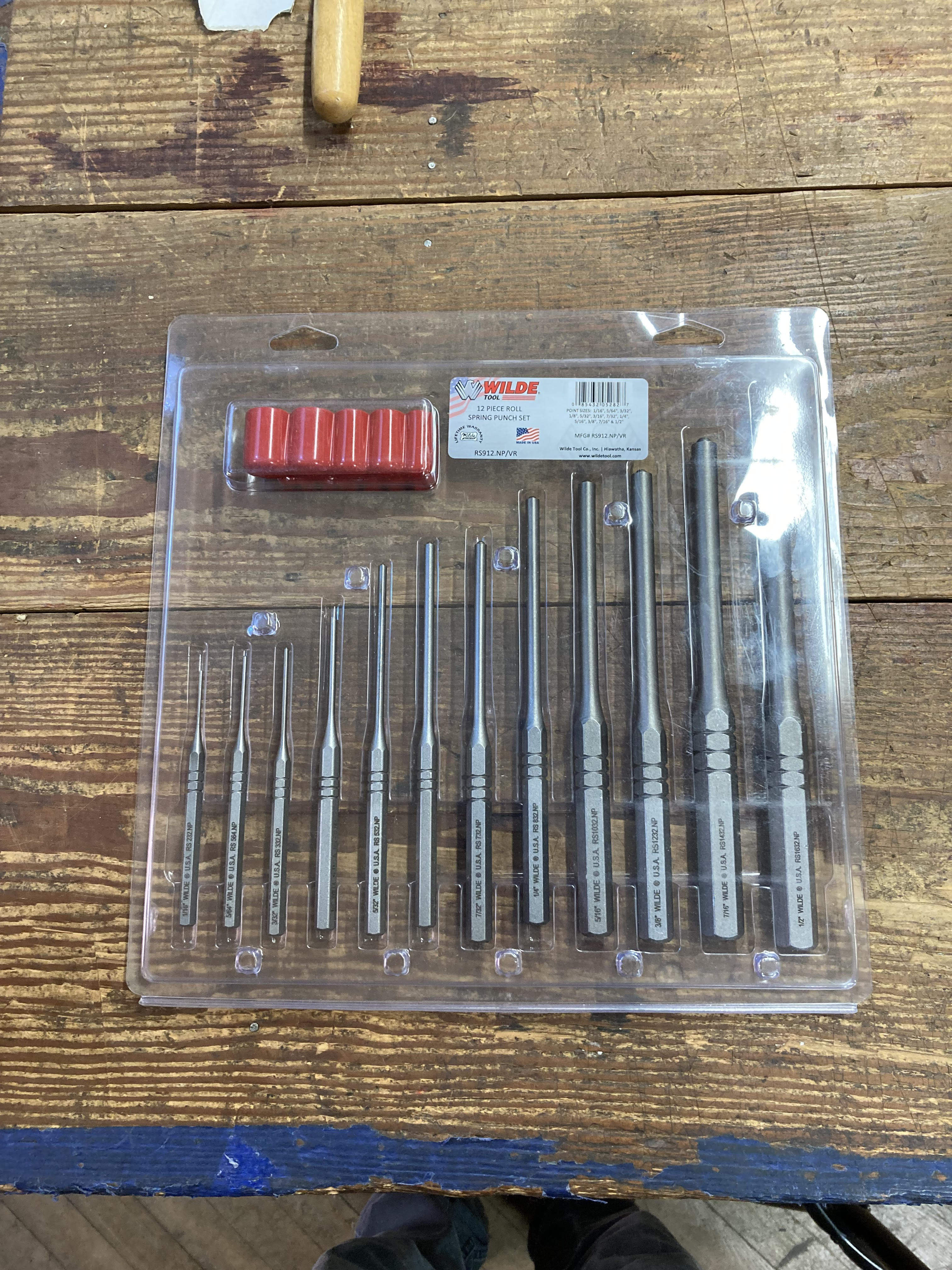 Wilde 12 pc Roll Pin Punch Set – Harry J. Epstein Co.