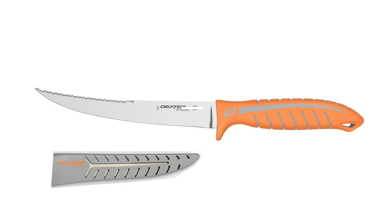 Dexter-Russell DEXTREME Dual-Edge 7" Flexible Fillet Knife w/ Sheath (24911)