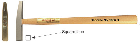 C.S. Osborne Square-Faced Magnetic Tack Hammer (1066-D)