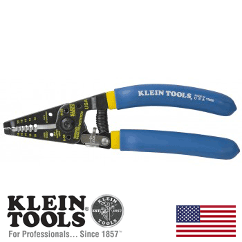 Klein Curved Wire Stripper/Cutter - Solid and Stranded Wire (11055)