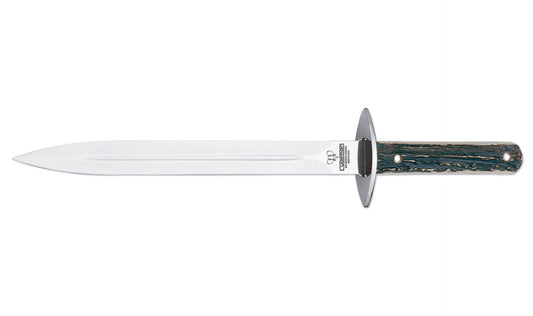 Cudeman Full Tang Dagger (Pig Sticker) w/ Stag Handle (113-C)