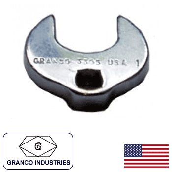 1 5/8" Open End Crowfoot Wrench 3/8 Dr. (1508-CW)