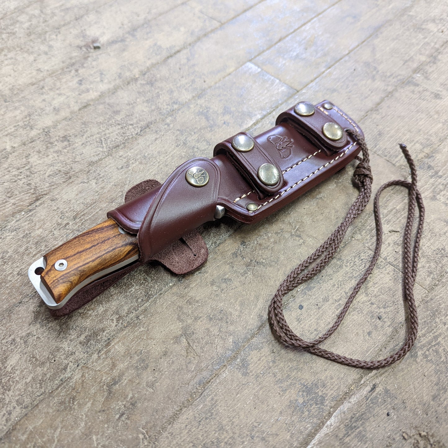 Cudeman MT5 Survival Carbon Steel Knife Cocobolo Wood (CUD120K)