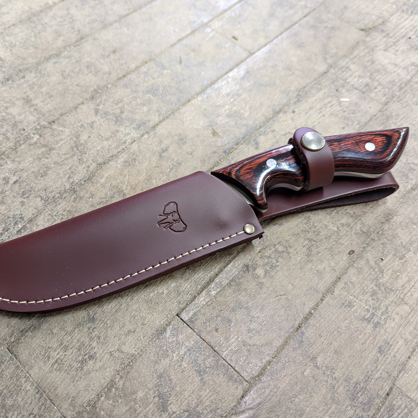 Cudeman Full Tang Hollow Grind w/ Wood Handle (121-R)