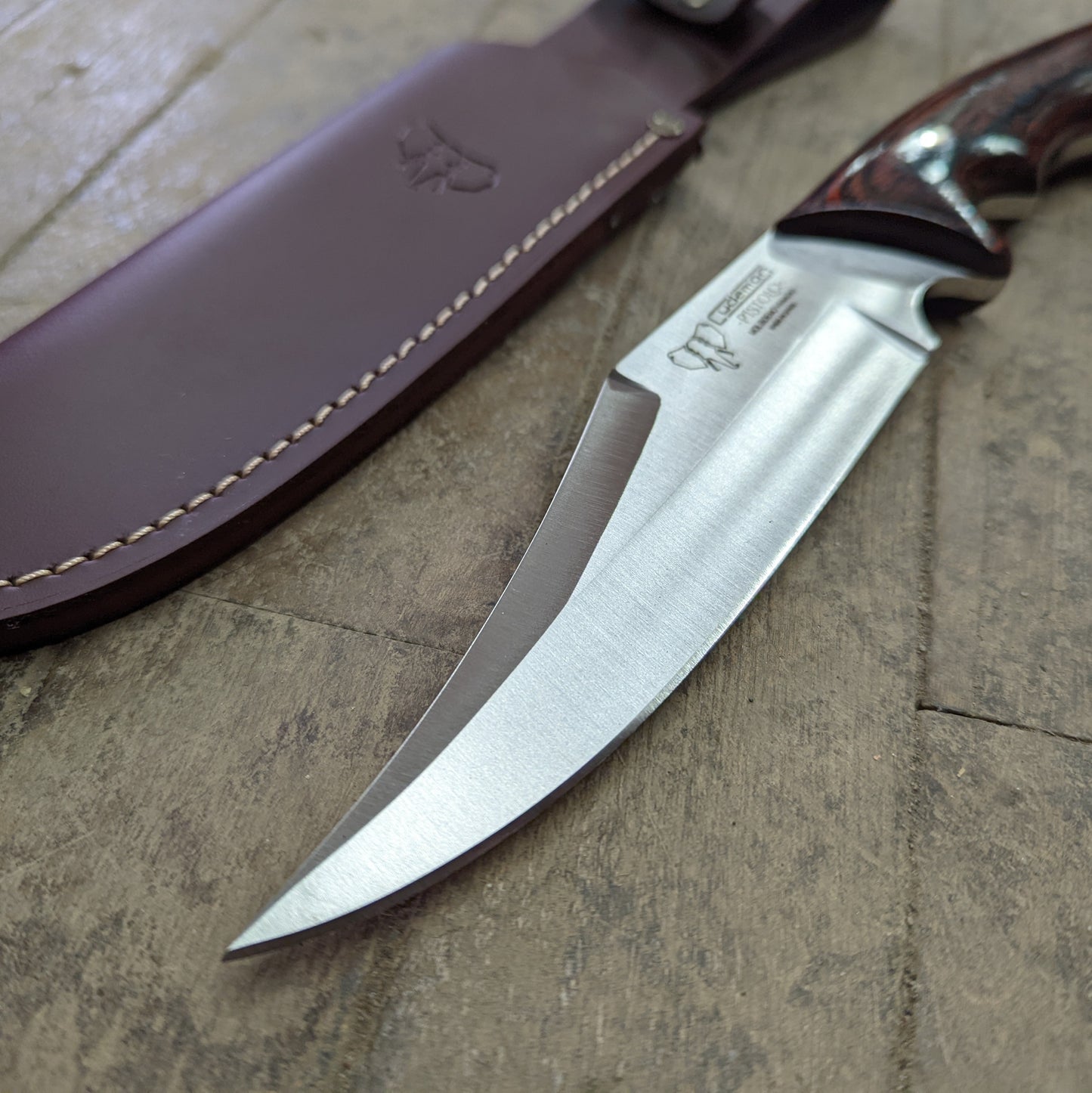 Cudeman Full Tang Hollow Grind w/ Wood Handle (121-R)