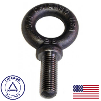 Chicago Hardware 3/4" x 2" Drop Forged Machinery Eye Bolt (12948-0)