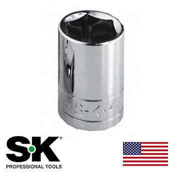 Socket Chrome 1/2" Drive Standard 6 Point 1/2" (SK40116)