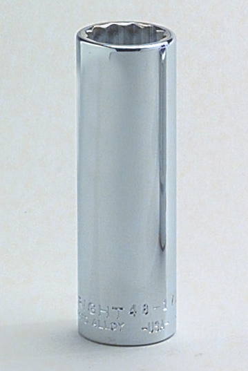 19mm 1/2" Dr. 12 Pt. Deep Metric Socket (46-19MMWR)