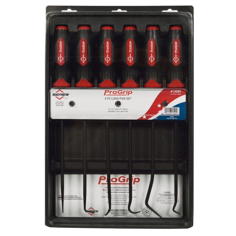 Mayhew 17-3/4" 6 pc Progrip Long Pick Set (13095)
