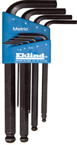 Eklind 9pc Ball/Hex-Key Set (1.5mm-10mm) (13609)