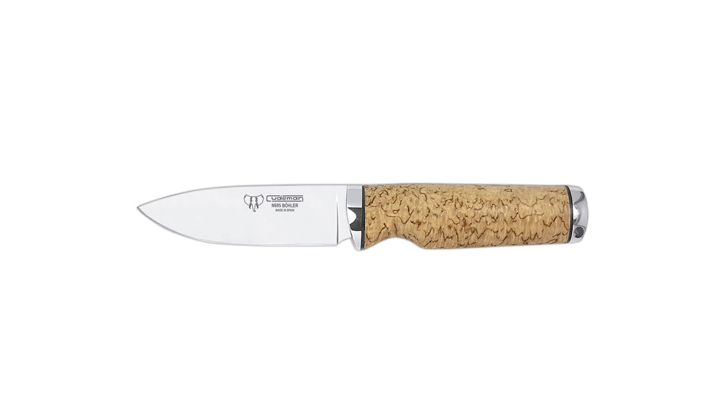Cudeman Mount Knife w/ Birch Handle (138-DP)