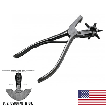 C.S. Osborne Revolving Punch Size 1-6  (155-1-6)