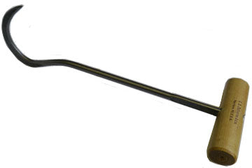 11" C.S. Osborne Hay Bale Hook w/ Wood Handle  (16-11)