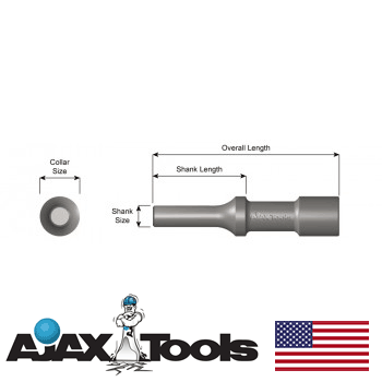 Ajax Tools A1621 1/4" Brazier Head Rivet Set (A1621)