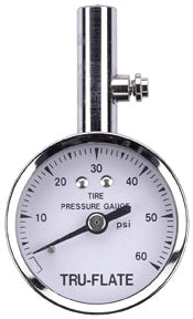 Tru-Flate Tire Dial Gauge 0-60 PSI (17-551)