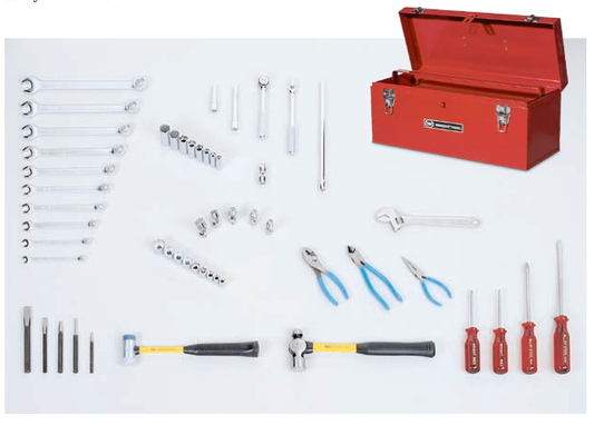 54 Pc Apprentice Set with WT520 Tool Box (170WR)