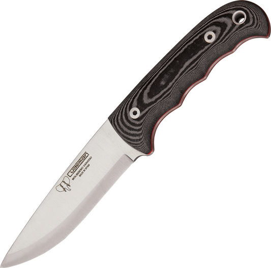 Cudeman Black Micarta Fixed Blade Stainless Steel Knife (CUD148M)