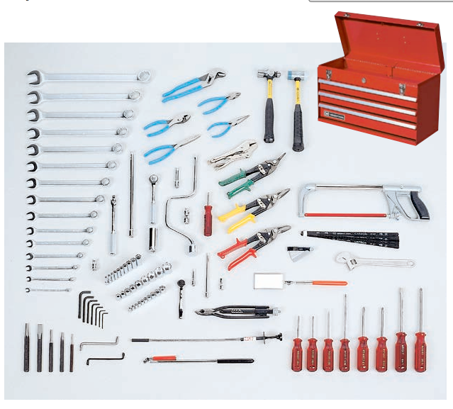 107 Aircraft Mechanic's Starter Set Including WT523 Chest (185WR)