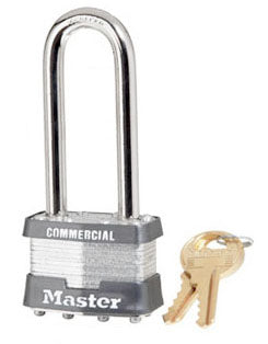 MasterLock #1KALJ-2206  1-3/4" Wide Laminated Steel Pin Tumbler Padlock with 2-1/2" Shackle Keyed Alike #2206 (1KALJ-2206)