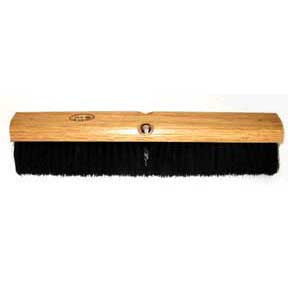 30" Black Plastic Broom w/ Handle & Brace (2030B)