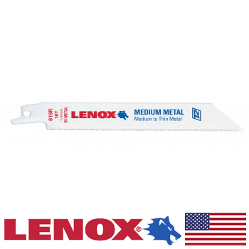 6" 18TPI Lenox (5 pack) Bi-Metal Sawzall Blades (20566618R)