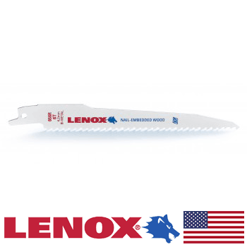6" 6TPI Lenox (5 pack) Bi-Metal Sawzall Blades (20572656R)