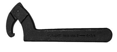2" to 4-3/4" Spanner Wrench Adj. Hook Black (9632WR)