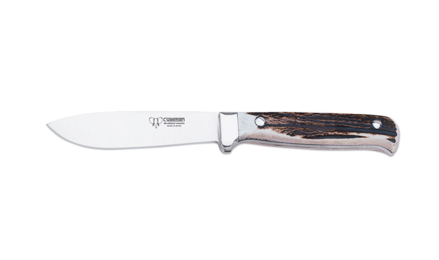 Cudeman Full Tang Stainless Belt Knife w/ Stag Handle (228-C)